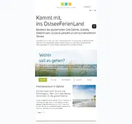 Kleine Seitenvorschau von ostseeferienland.de