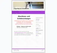 Kleine Seitenvorschau von copyshop-kesselbrink.de