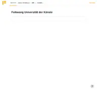 Kleine Seitenvorschau von e-learning.folkwang-uni.de