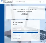 Kleine Seitenvorschau von e-learning-hochschule.dguv.de