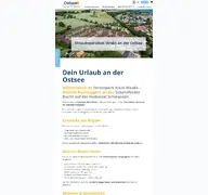 Kleine Seitenvorschau von ostseeurlaub-waabs.de