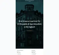 Kleine Seitenvorschau von orthopaedie-st-ingbert.de