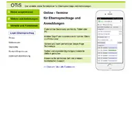 Kleine Seitenvorschau von otis-elternsprechtag.de