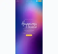 Kleine Seitenvorschau von happinessfestival.de