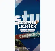 Kleine Seitenvorschau von campuslichter.de