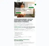 Kleine Seitenvorschau von travel-college.de