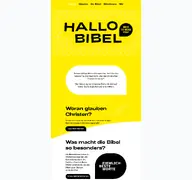Kleine Seitenvorschau von hallobibel.ch