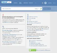 Kleine Seitenvorschau von tricat.uni-trier.de