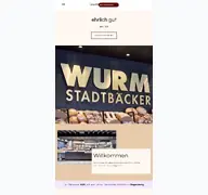Kleine Seitenvorschau von stadtbaecker-wurm.de