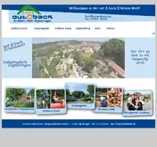 Kleine Seitenvorschau von outandback.de