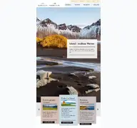 Kleine Seitenvorschau von islandtours.ch