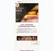 Kleine Seitenvorschau von stadtmuehlenbaeckerei.de