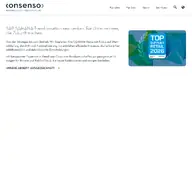 Kleine Seitenvorschau von consenso.de