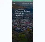 Kleine Seitenvorschau von stadtwerke-gernsbach.de