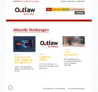 Kleine Seitenvorschau von outlaw-diestiftung.de