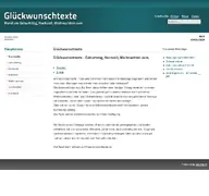 Kleine Seitenvorschau von glueckwunschtexte.de