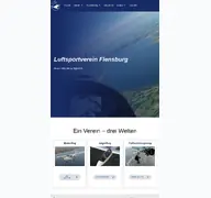 Kleine Seitenvorschau von luftsportverein-flensburg.de