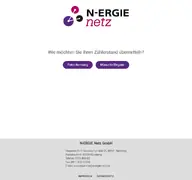 Kleine Seitenvorschau von ablesung.n-ergie-netz.de
