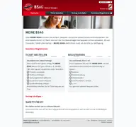 Kleine Seitenvorschau von abo.bsag.de