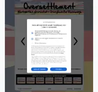 Kleine Seitenvorschau von oversettlement.de