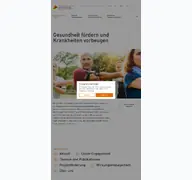 Kleine Seitenvorschau von gesundheitsfoerderung.ch