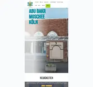 Kleine Seitenvorschau von abubakr-moschee.de