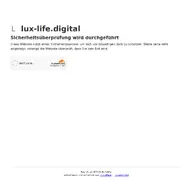 Kleine Seitenvorschau von lux-life.digital