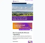 Kleine Seitenvorschau von vogelsberg-evangelisch.de
