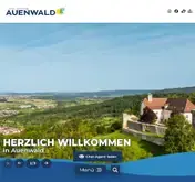 Kleine Seitenvorschau von auenwald.de