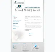 Kleine Seitenvorschau von augenarzt-knebel.de