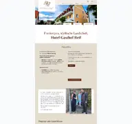 Kleine Seitenvorschau von gasthof-reif.de