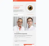 Kleine Seitenvorschau von augenzentrumanderleine.de
