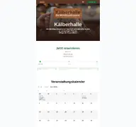 Kleine Seitenvorschau von kaelberhalle.de