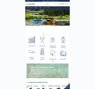 Kleine Seitenvorschau von packrafting-store.de