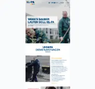 Kleine Seitenvorschau von el-pa-hamburg.de