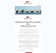 Kleine Seitenvorschau von hamburger-segel-club.de