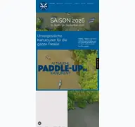 Kleine Seitenvorschau von paddle-up.de