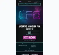 Kleine Seitenvorschau von hannover-lasertag.de
