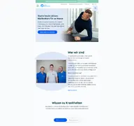 Kleine Seitenvorschau von online-physiotherapie.de