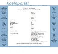 Kleine Seitenvorschau von koelnportal.de