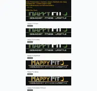 Kleine Seitenvorschau von happy-fit-studios.de