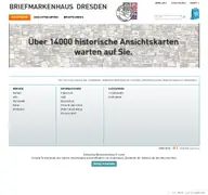 Kleine Seitenvorschau von briefmarkenhaus-dresden.de