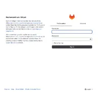 Kleine Seitenvorschau von gitlab.tu-clausthal.de