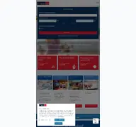 Kleine Seitenvorschau von travelex.de