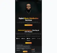 Kleine Seitenvorschau von tunecore.com