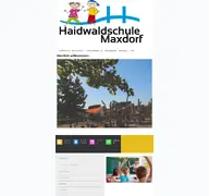 Kleine Seitenvorschau von haidwaldschule.de