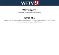 Kleine Seitenvorschau von wftv.com