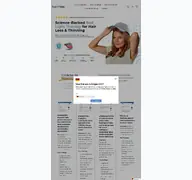 Kleine Seitenvorschau von hairmax.de