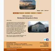 Kleine Seitenvorschau von akropolis-kleve.de
