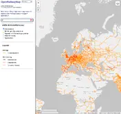 Kleine Seitenvorschau von openrailwaymap.org